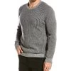 Plaited Cashmere Crewneck Sweater Men