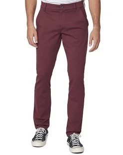 Paige Denim Deep Red Velvet Pant Men