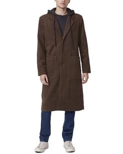 Paige Denim MacDougal Long Wool-Blend Coat Men