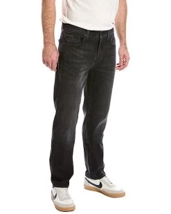 7 For All Mankind Slimmy Pinyon Black Slim Jean Men