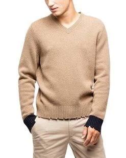 Men's Fashion Store 35 Zadig & Voltaire Luke Mw Col V Wool-Blend Sweater Men