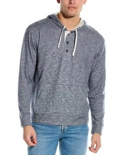 Vince Henley Hoodie Men