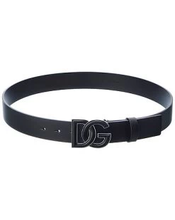 Dolce & Gabbana Logo Leather Belt Men