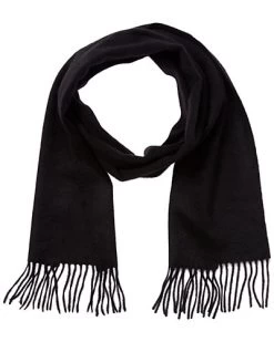 Men's Black Cashmere Scarf