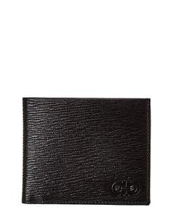Salvatore Ferragamo Gancini Leather Bifold Wallet Men