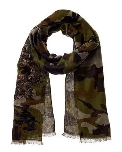 Valentino Cashmere & Silk-Blend Scarf Men