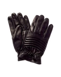 Cashmere-Lined Leather Gloves Men