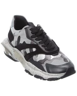 Valentino Leather & Mesh Sneaker Men