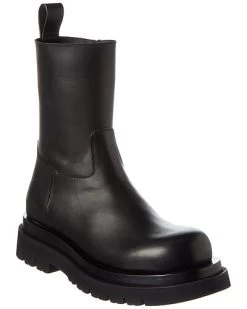 Bottega Veneta Zipped Leather Boot Men