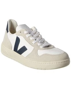 Veja V-10 Suede-Trim Sneaker Men