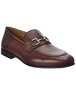 Salvatore Ferragamo Gin Leather Loafer Men