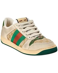 Gucci Screener GG Supreme Canvas & Suede Sneaker Men