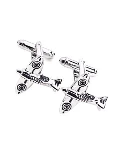 Rhodium Plated Cufflinks Men